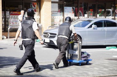Japon halkı koruma taşıma para ya da güvenlik gua zırhlı