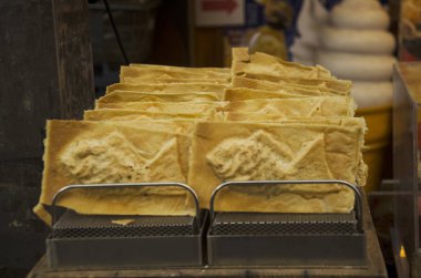 Taiyaki Japon tarzı Ameyoko Market satış insanlar için snack 
