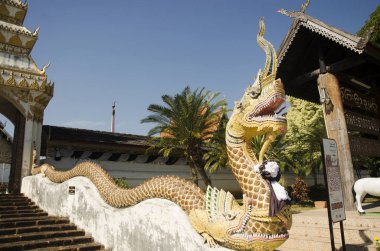 Kapı girişi ile naga merdiven insanlar yürürken, insanlar için gitmek için prayi