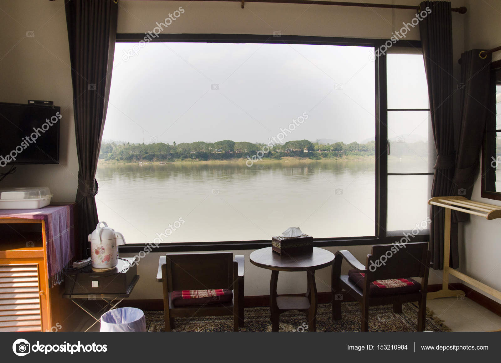 Room Of Resort And Chair Sit For Looking View Landscape And - 