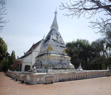 Wat Phra ki Si şarkı Rak tapınak mimarisi Lan Chan mı