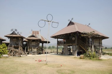 Tai Barajı etnik Müzesi house Tay insanlar ve yabancı seyahat için