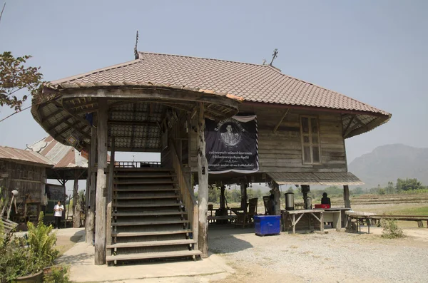 Tai Dam rumah museum etnis untuk orang thai dan perjalanan orang asing — Stok Foto