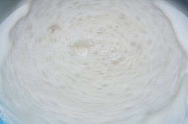 Şampuan hareket kabarcıklar meydana