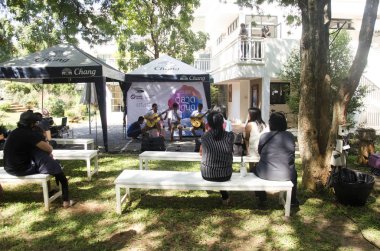 Showtravellers insanlar için müzik Tayland çocuk insanlar grubu bir