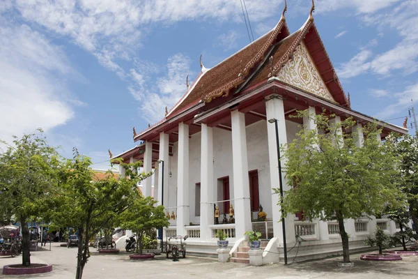 Wat Songtham Worawihan en Amphoe Phra Pradaeng en Samut Prakan , — Foto de Stock