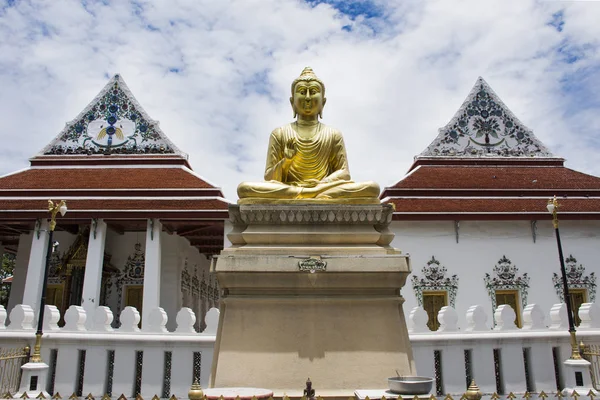 Wat phaichayon phon sep ratchaworawihan Tempel in samut prakan, — Stockfoto