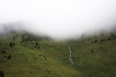 Akış şelaleler Kaunertaler buzul Gölü k Dağı'nda