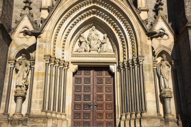 Kilise St. Ludmila Çekya insanlar ve yabancı yolcuları için