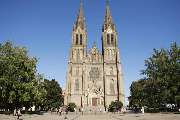 Çekya insanlar ve yabancı yolcuları ziyaret Chur için yürüyüş