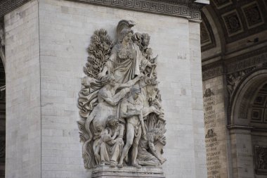 Monument of Arc de triomphe de l'Etoile or Triumphal Arch of the clipart