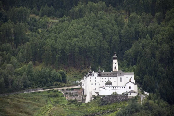 Marienberg Abbey or Abtei Marienberg or Abbazia Monte Maria on m — Stock Photo, Image