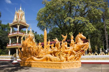Mum rakam geleneksel parading Ubon Ratchat geçit