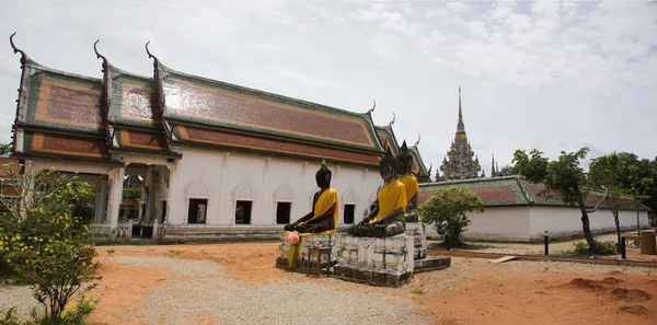 Ο ναός Wat Phra Borommathat Chaiya, στην περιοχή Chaiya στο Surat T — Φωτογραφία Αρχείου