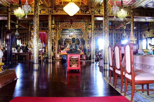 Wat Chulamanee Temple at Amphawa in Samut Songkhram, Thailand — Stock Photo, Image