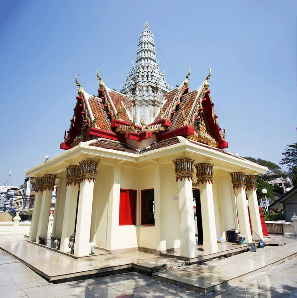 City Pillar Shrine at center city in Prachinburi, Thailand — Stock Photo, Image