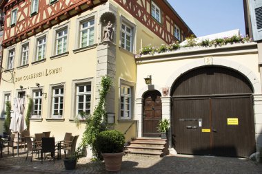 Klasik Alman ve elektrikgetireceklerini için retro ve vintage stili binada