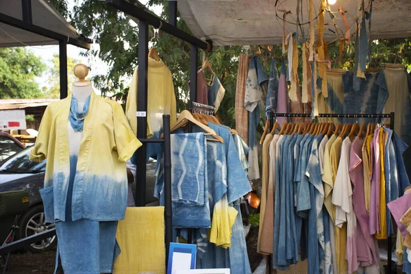 Nakhon Ratchasima Thailand November Clothes Garment Natural Colors Handmade Shop — Stock Photo, Image