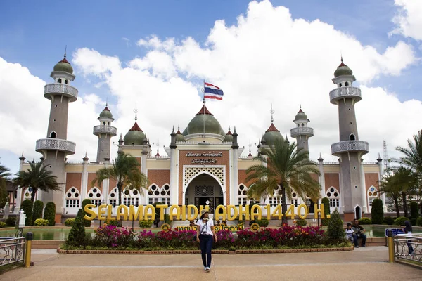 Pattani Tailandia Agosto Las Mujeres Tailandesas Viajan Visita Posan Retratos — Foto de Stock