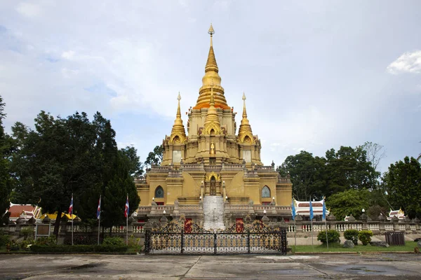 Phra Ότι Chedi Phra Phuttha Dhamma Prakat Stupa Και Παγόδα — Φωτογραφία Αρχείου