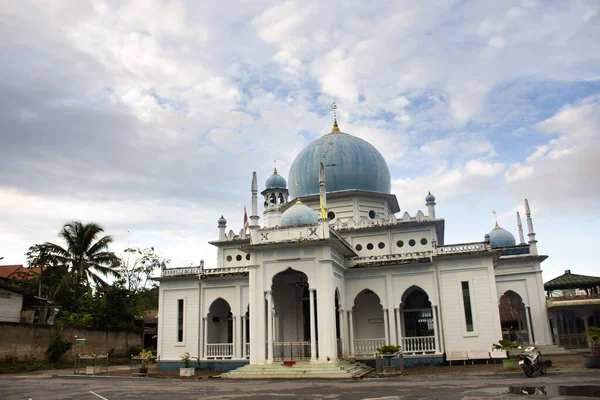 Yala Thailand August Central Mosque Masjid Klang Betong City Thai — Stock Photo, Image