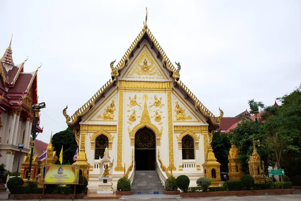 Nakhon Phanom Tailandia Octubre Pagoda Stupa Wat Phra Ese Templo —  Fotos de Stock