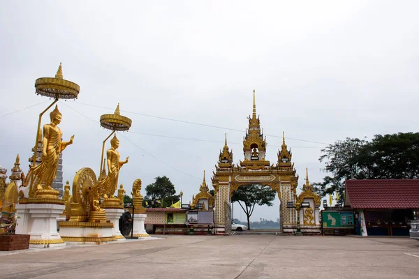 Нахон Фаном Таїланд Октобер Пагода Або Ступа Ват Пхра Фаномний — стокове фото