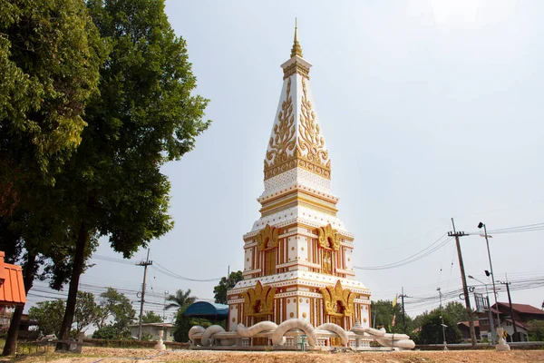 Pagoda Stupa Wat Noi Bun Rueang Tempio Viaggiatori Stranieri Thailandesi — Foto Stock