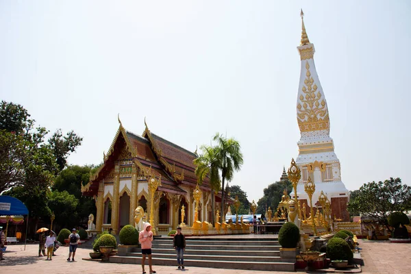 Nakhon Phanom Tailandia Octubre Pagoda Stupa Wat Phra Ese Templo — Foto de Stock