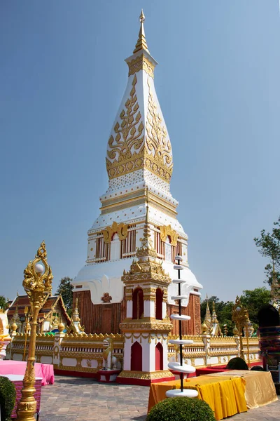 Nakhon Phanom Thailand October Phanom寺的Pagoda Stupa Wat Phra Phanom Temple — 图库照片