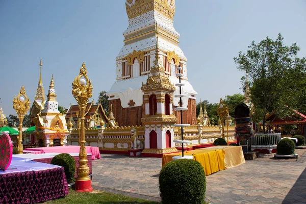 Nakhon Phanom Thaïlande Octobre Pagode Stupa Wat Phra Temple Phanom — Photo