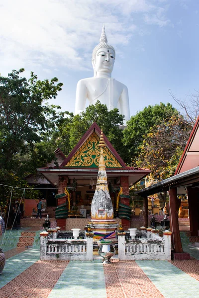 Mukdahan Thailand Ekim 2019 Mukdahan Tayland Bulunan Wat Roi Phutthabat — Stok fotoğraf