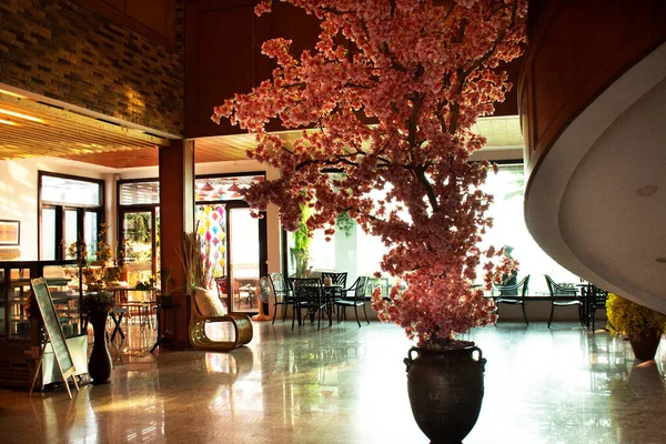 Mukdahan Thailand Oktober Moderne Luxuriöse Lobby Halle Für Reisende Und — Stockfoto