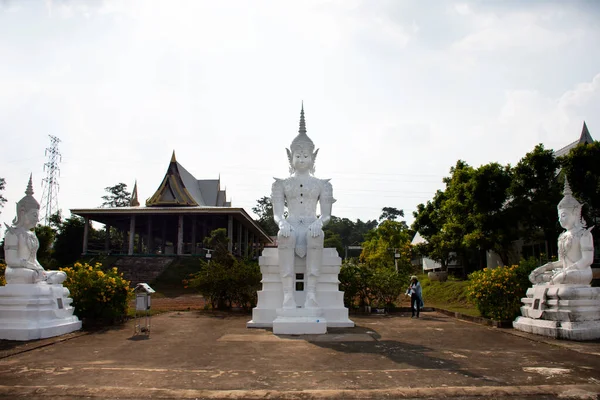 Sakon Nakhon Thailand Οκτωβρίου Άγαλμα Του Βούδα Του Wat Phrabuddhabat — Φωτογραφία Αρχείου