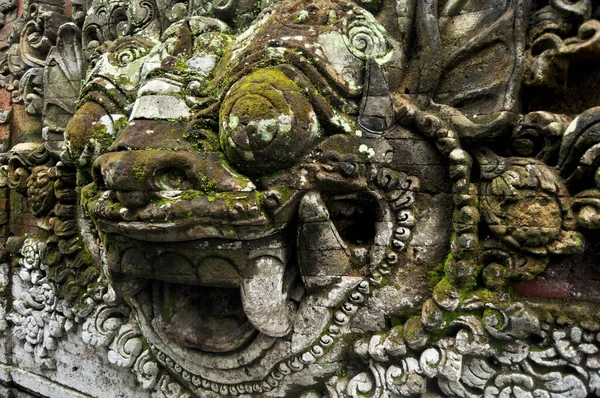 Konstskulptur Och Snidad Antik Gudom Ängel Gud Hindu Staty Balinesisk — Stockfoto