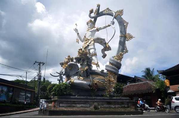 Bali Indonésie Mars Sculpture Art Divinité Antique Sculptée Dieu Ange — Photo