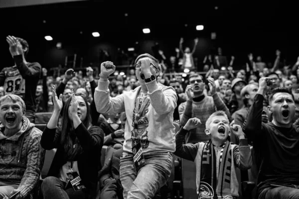 Minsk Bělorusko Února Basketbal Mezi Tsmoki Minsk Bělorusko Cska Rusko — Stock fotografie