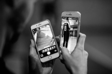 Minsk, Belarus - 19 Ekim 2018: Tanımlanamayan yerel takım oyuncusu