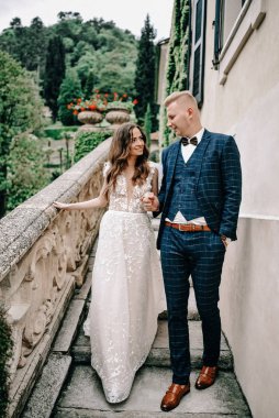 İtalya 'da muhteşem bir çiftin portresi.