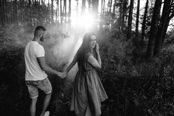 Love Story Forest — Stock fotografie