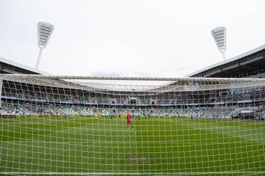 MINSK, BELARUS - 24 Mayıs 2020 Belarus Kupası Finali. Dinamo Stadyumu 'nda (Minsk) FC BATE Borisov - FC Dinamo Brest maçı)