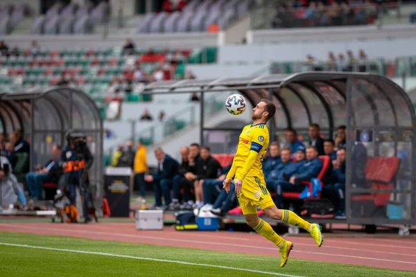 Minsk Belarus Maio 2020 Jogador Bate Borisov Final Copa Bielorrússia — Fotografia de Stock