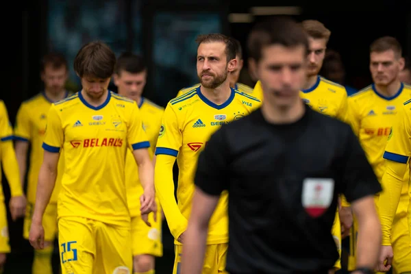 MINSK, BELARUS - 24 Mayıs 2020 Belarus Kupası Finali. Dinamo Stadyumu 'nda (Minsk) FC BATE Borisov - FC Dinamo Brest maçı)