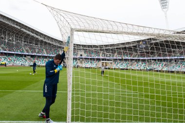 MINSK, BELARUS - 24 Mayıs 2020 Belarus Kupası Finali. Dinamo Stadyumu 'nda (Minsk) FC BATE Borisov - FC Dinamo Brest maçı)