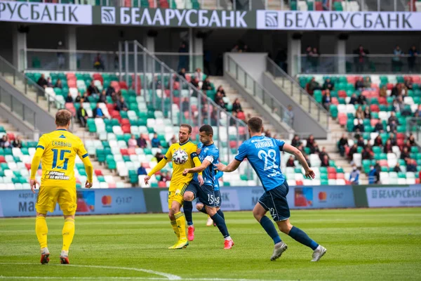 MINSK, BELARUS - 24 Mayıs 2020 Belarus Kupası Finali. Dinamo Stadyumu 'nda (Minsk) FC BATE Borisov - FC Dinamo Brest maçı)