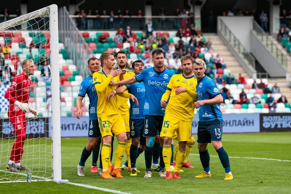 MINSK, BELARUS - 24 Mayıs 2020 Belarus Kupası Finali. Dinamo Stadyumu 'nda (Minsk) FC BATE Borisov - FC Dinamo Brest maçı)
