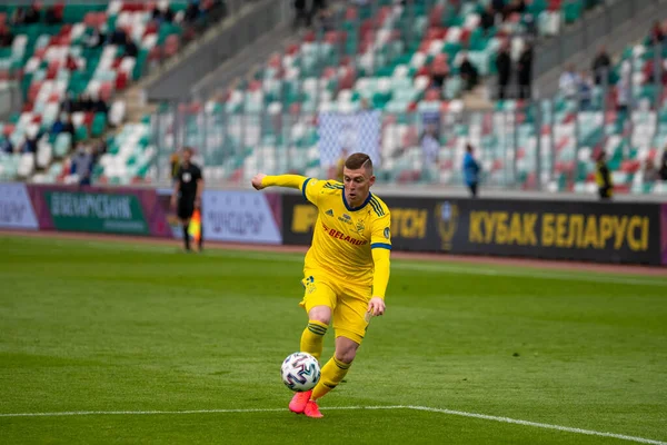 Minsk Belarus Mei 2020 Bate Borisov Speler Wit Russische Bekerfinale — Stockfoto