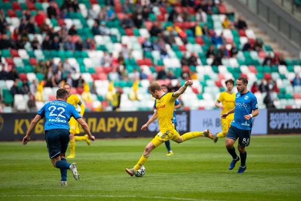MINSK, BELARUS - 24 Mayıs 2020 Belarus Kupası Finali. Dinamo Stadyumu 'nda (Minsk) FC BATE Borisov - FC Dinamo Brest maçı)