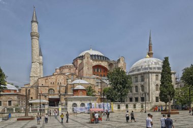 Ayasofya (Aziz Sophia) müzesi, eski bir Rum Ortodoks Hıristiyan ataerkil bazilikası. İstanbul Türkiye