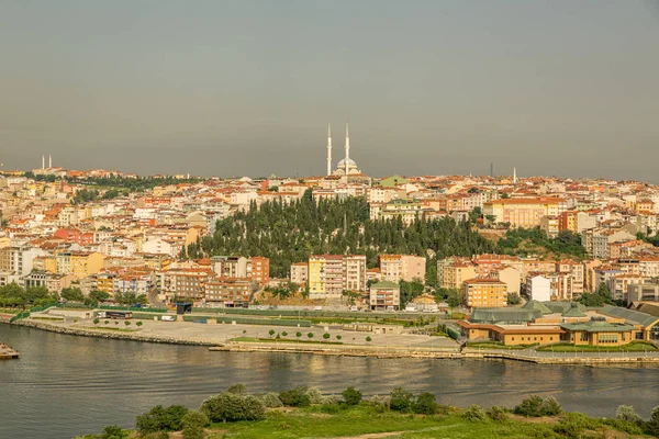 Istanboel Panoramisch Uitzicht Vanaf Pier Loti Heuvel — Stockfoto